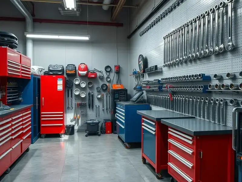 整備工具と設備